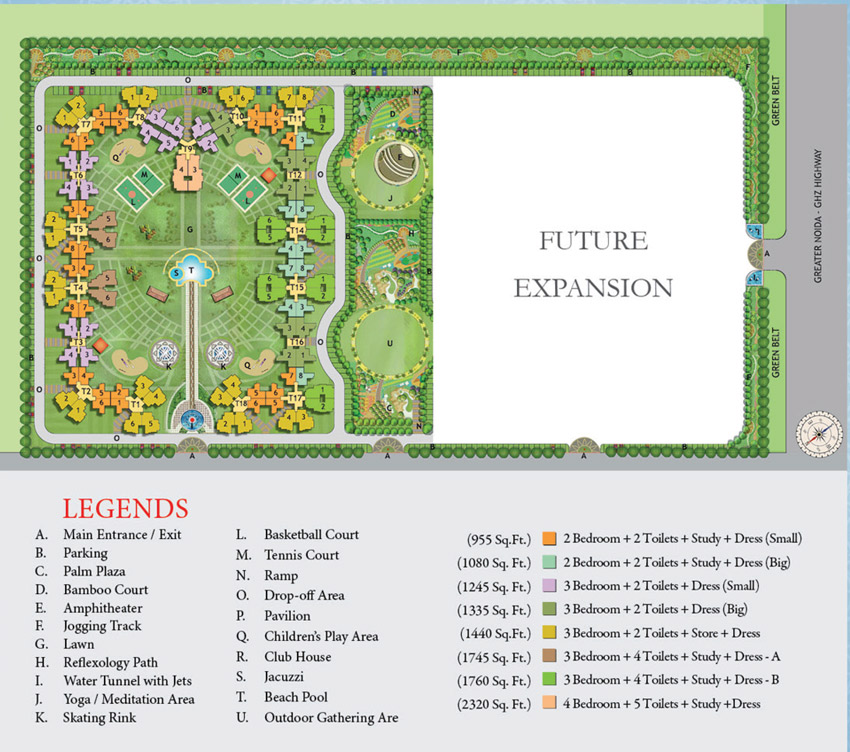 Nirala Estate Site Plan